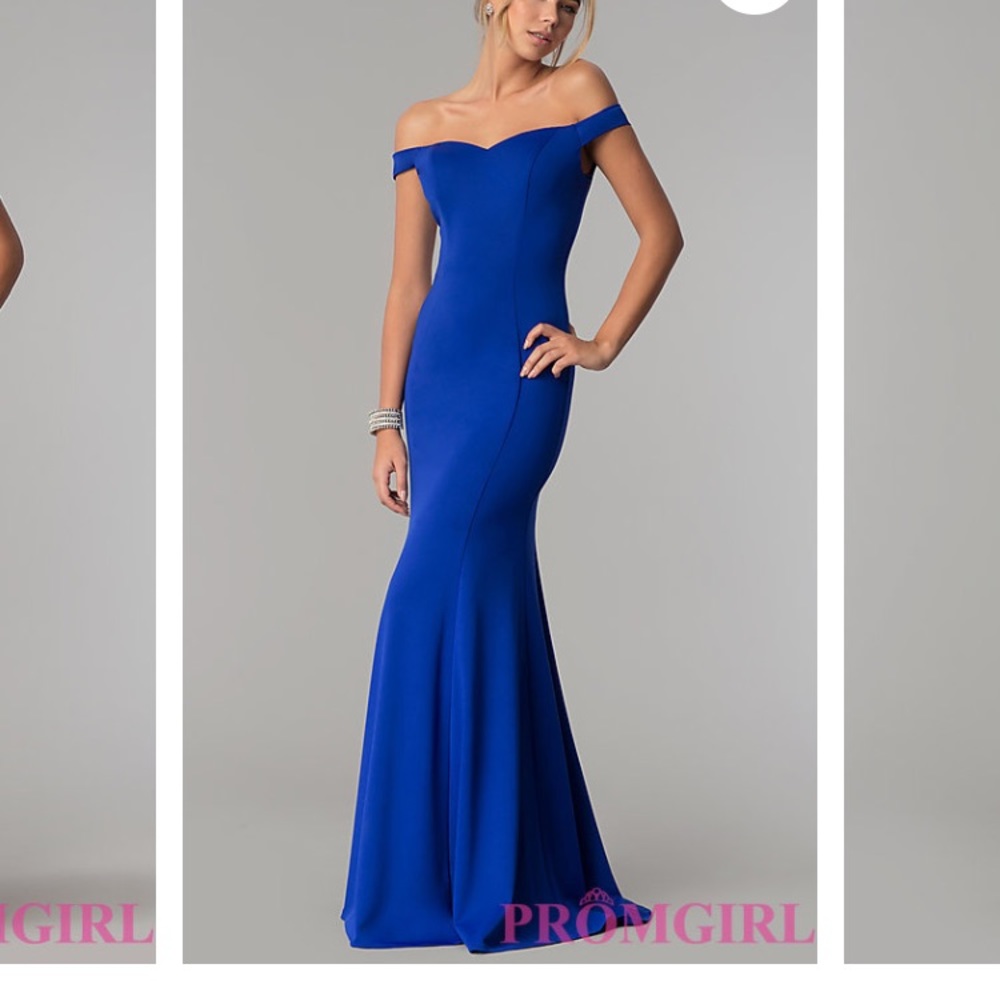 Off the shoulder mermaid prom dress - Picture 3 of 3